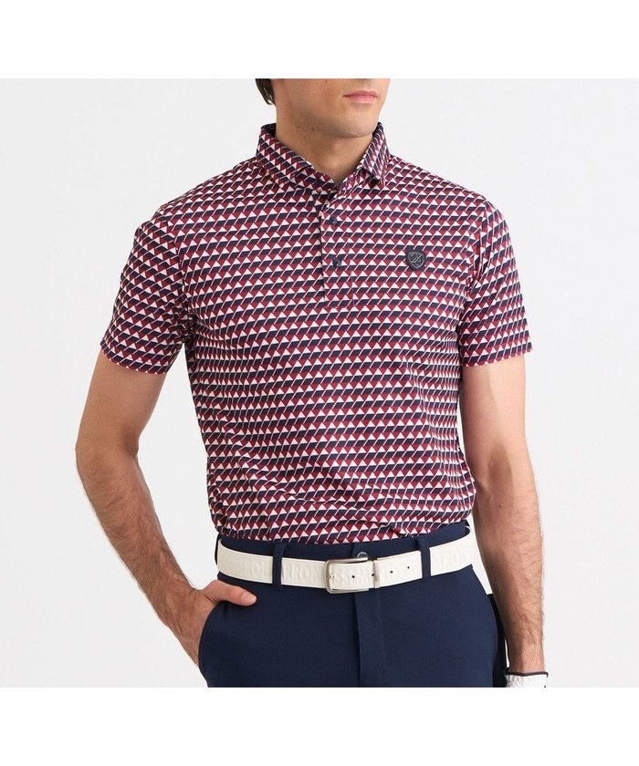 【23区 ゴルフ/23区GOLF / MEN】の【MEN】フラッグ総柄ポロシャツ インテリア・キッズ・メンズ・レディースファッション・服の通販 founy(ファニー) https://founy.com/ ファッション Fashion メンズファッション Fashion for Men トップス・カットソー Cut & Sew Tops メンズシャツ Shirts ポロシャツ / きれいめカジュアルスタイル Polo Shirts 春 Spring 鹿の子 Piqué, Kanoko Fabric ストレッチ Stretch, Stretchy Fabric スリム Slim, Slim Fit パターン Pattern, Design Print フィット Fit, Slim Fit プリント Print, Printed Pattern ベスト Vest, Waistcoat ポロシャツ Polo Shirt, Collared Tee A/W・秋冬 Autumn/Winter S/S・春夏 SS, Spring/Summer, Warm Season おすすめ Recommended / Our Picks 夏 Summer エレガント 上品 Elegant ゴルフ Golf |ID: prp329100004647774 ipo3291000000034566648