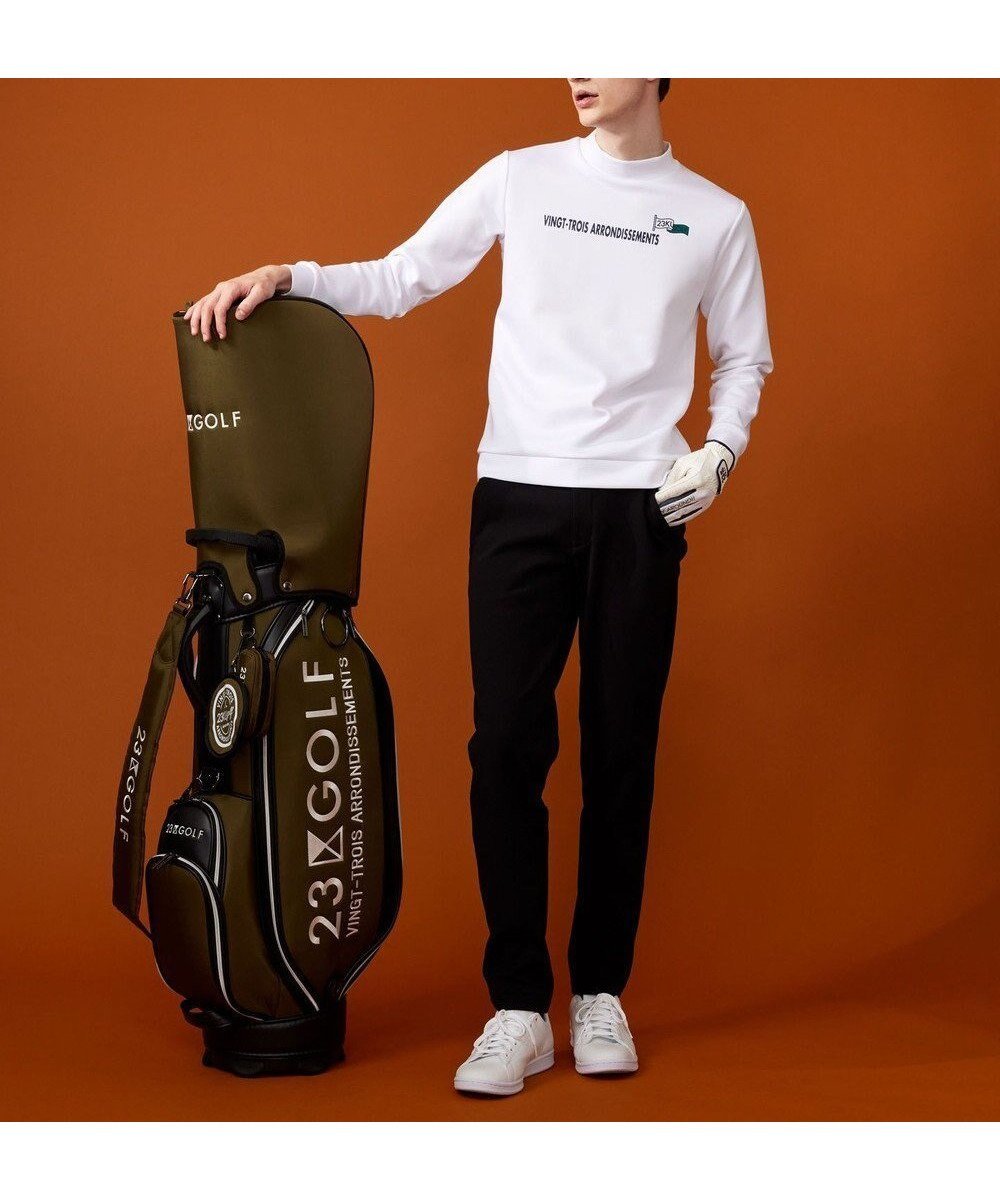 【23区 ゴルフ/23区GOLF / MEN】の【UNISEX】メランジシリーズ キャディバッグ インテリア・キッズ・メンズ・レディースファッション・服の通販 founy(ファニー) 　ファッション　Fashion　メンズファッション　Fashion for Men　バッグ　Bags　ゴルフ　Golf　ユニセックス　Unisex, Genderless　スポーツ　Sports, Activewear　カーキ系|ID: prp329100004647775 ipo3291000000033551671