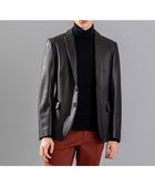 【ジョゼフ オム/JOSEPH HOMME / MEN】の【LEON 9月号掲載】 WEB限定 ライトゴートシュリンクレザー ジャケット ブラック系|ID: prp329100004647778 ipo3291000000034079431