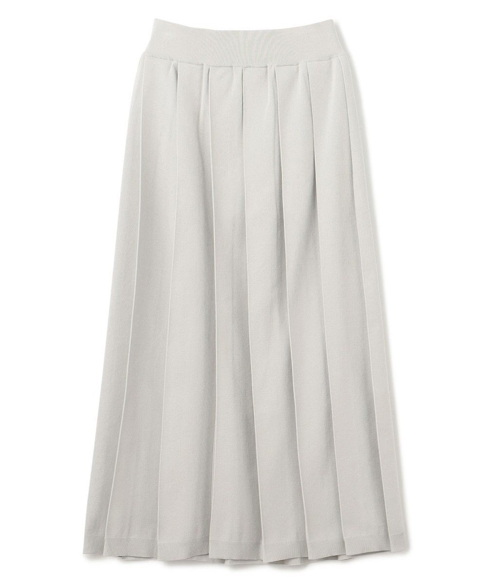 【アンクレイヴ/uncrave】の【手洗い可】ドライタッチ ニット プリーツ スカート(uncrave WHITE) インテリア・キッズ・メンズ・レディースファッション・服の通販 founy(ファニー) 　ファッション　Fashion　レディースファッション　Fashion for Women　スカート　Skirts　プリーツスカート / 上品フェミニンスタイル　Pleated Skirts　春　Spring　カーディガン　Cardigan, Knitwear　ギャザー　Gathered, Ruffled　ショート　Short, Short Length　ストレッチ　Stretch, Stretchy Fabric　セットアップ　Set-Up, Coordinated Outfit　プリーツ　Pleats, Pleated　ロング　Long, Long-Length　S/S・春夏　SS, Spring/Summer, Warm Season　夏　Summer　エレガント 上品　Elegant　アイスグレー|ID: prp329100004647793 ipo3291000000034274345