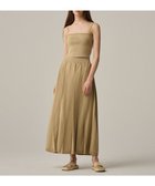 【アンクレイヴ/uncrave】の【手洗い可】ドライタッチ ニット プリーツ スカート(uncrave WHITE) サンドベージュ×ゴールド|ID: prp329100004647793 ipo3291000000034274348