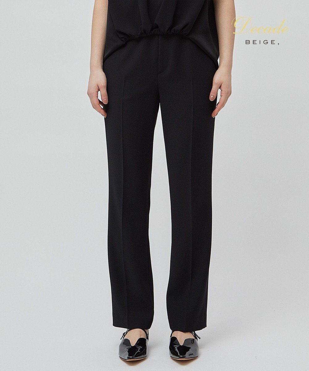 【ベイジ,/BEIGE,】の【洗える】ALAINA / スリムストレートパンツ インテリア・キッズ・メンズ・レディースファッション・服の通販 founy(ファニー) 　ファッション　Fashion　レディースファッション　Fashion for Women　パンツ　Pants & Trousers　シンプル　Simple, Minimal　ジャケット　Jacket, Outerwear　ストレッチ　Stretch, Stretchy Fabric　ストレート　Straight, Straight Cut　スラックス　Slacks, Dress Pants　スーツ　Suit, Formalwear　セットアップ　Set-Up, Coordinated Outfit　エレガント 上品　Elegant　ビジネス 仕事 通勤　Business / Work / Commuting　夏　Summer　S/S・春夏　SS, Spring/Summer, Warm Season　洗える　Machine Washable　A/W・秋冬　Autumn/Winter　Black|ID: prp329100004647795 ipo3291000000034245941