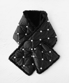 【トッカ/TOCCA】 【リバーシブル】PEARL FUR REVERSIBLE TIPPET ティペット人気、トレンドファッション・服の通販 founy(ファニー) ファッション Fashion レディースファッション Fashion for Women マフラー・スヌード / 冬小物の定番 Scarves & Mufflers 2024年 2024 2024-2025秋冬・A/W Autumn/Winter 2024–25 AW24–25 冬 Winter / This Winter キルト Quilt, Quilted Fabric スヌード Snood, Infinity Scarf パール Pearl, Pearl Accent フェイクファー Faux Fur, Imitation Fur マフラー Scarf, Muffler モダン Modern, Contemporary リバーシブル Reversible, Two-Sided A/W・秋冬 Autumn/Winter |ID:prp329100004647808