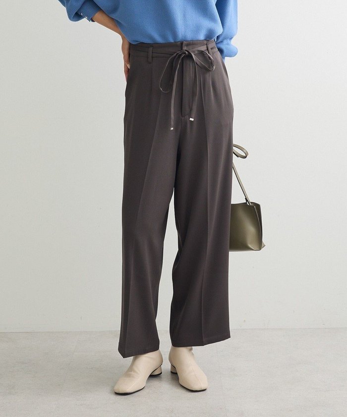 【グリーンパークス/Green Parks】の・ELENCARE DUE カーブパンツ インテリア・キッズ・メンズ・レディースファッション・服の通販 founy(ファニー) https://founy.com/ ファッション Fashion レディースファッション Fashion for Women パンツ Pants & Trousers おすすめ Recommended / Our Picks トレンド Trend, Trending Now ポケット Pocket, Pocket Detail リボン Ribbon, Bow ワイド Wide, Wide Fit A/W・秋冬 Autumn/Winter |ID: prp329100004647928 ipo3291000000033555093