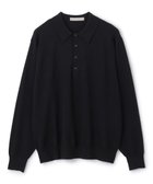 【アンフィーロ/UNFILO / MEN】のライトウォーム ニットポロ ブラック|ID: prp329100004648610 ipo3291000000034079560