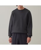 【アンフィーロ/UNFILO / MEN】の【新色追加】スウェットライク クルーニット 24年秋冬商品 ダークグリーン|ID: prp329100004648615 ipo3291000000034079544