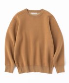 【アンフィーロ/UNFILO / MEN】の【新色追加】スウェットライク クルーニット 24年秋冬商品 ベージュ|ID: prp329100004648615 ipo3291000000034079547
