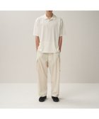 【エイトン/ATON】のFRESCA KNIT ハーフスリーブポロセーター - UNISEX 人気、トレンドファッション・服の通販 founy(ファニー) ファッション Fashion レディースファッション Fashion for Women トップス・カットソー Cut & Sew Tops ニット Knit Tops & Sweaters シャツ・ブラウス・オフィスカジュアル Elegant Blouses & Button-Ups ポロシャツ・きれいめカジュアル Smart-Casual Polo Tops ユニセックス Unisex, Genderless インド Indian Textile セーター Sweater, Knitwear ドレープ Drape, Draping Fabric ボックス Boxy, Box Shape ポロシャツ Polo Shirt, Collared Tee 半袖 Short Sleeve, Half Sleeve 吸水 Absorbent, Quick-Dry 夏 Summer 春 Spring S/S・春夏 SS, Spring/Summer, Warm Season thumbnail WHITE|ID: prp329100004648619 ipo3291000000033564161