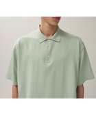 【エイトン/ATON】のFRESCA KNIT ハーフスリーブポロセーター - UNISEX 人気、トレンドファッション・服の通販 founy(ファニー) ファッション Fashion レディースファッション Fashion for Women トップス・カットソー Cut & Sew Tops ニット Knit Tops & Sweaters シャツ・ブラウス・オフィスカジュアル Elegant Blouses & Button-Ups ポロシャツ・きれいめカジュアル Smart-Casual Polo Tops ユニセックス Unisex, Genderless インド Indian Textile セーター Sweater, Knitwear ドレープ Drape, Draping Fabric ボックス Boxy, Box Shape ポロシャツ Polo Shirt, Collared Tee 半袖 Short Sleeve, Half Sleeve 吸水 Absorbent, Quick-Dry 夏 Summer 春 Spring S/S・春夏 SS, Spring/Summer, Warm Season thumbnail GREEN|ID: prp329100004648619 ipo3291000000033564162