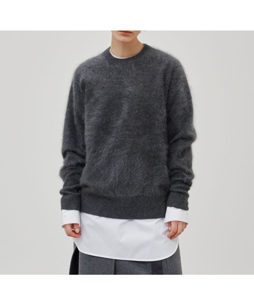 【ベイジ,/BEIGE,】のBRANCHI / カシミヤクルーネックニット インテリア・キッズ・メンズ・レディースファッション・服の通販 founy(ファニー) ファッション Fashion レディースファッション Fashion for Women トップス・カットソー Cut & Sew Tops ニット Knit Tops & Sweaters カットソー Cut and Sewn Top セーター Sweater, Knitwear ラグジュアリー Luxury, Elegant ビジネス 仕事 通勤 Business / Work / Commuting A/W・秋冬 Autumn/Winter C Gray|ID: prp329100004648627 ipo3291000000033564648
