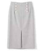 【ベイジ,/BEIGE,】のFERSEN / フロントボタンIラインスカート L.Gray|ID: prp329100004648805 ipo3291000000033569770