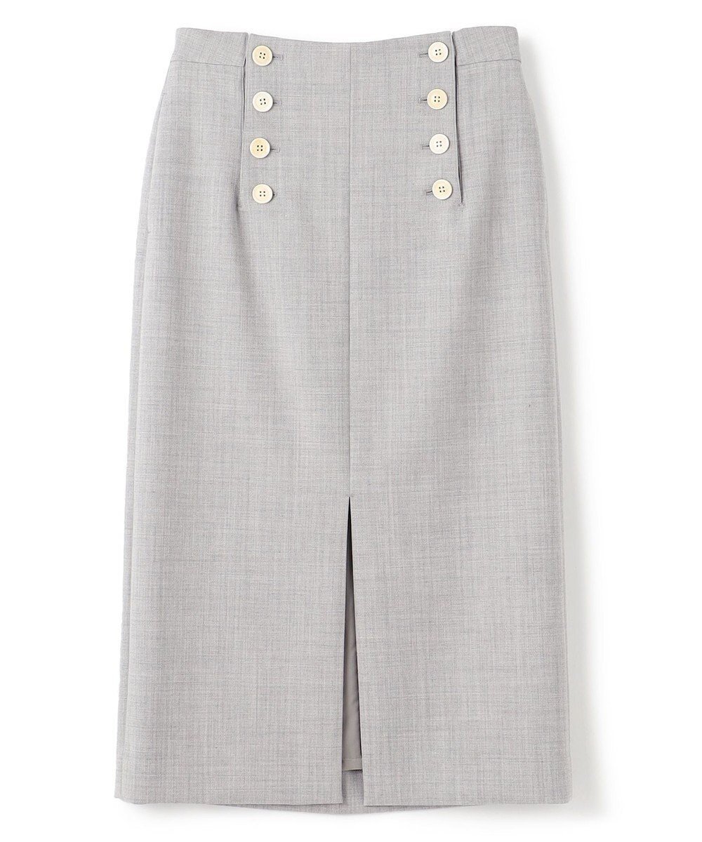【ベイジ,/BEIGE,】のFERSEN / フロントボタンIラインスカート インテリア・キッズ・メンズ・レディースファッション・服の通販 founy(ファニー) 　ファッション　Fashion　レディースファッション　Fashion for Women　スカート　Skirts　シンプル　Simple, Minimal　スリット　Slit, Slit Detail　フロント　Front, Front Design　ロング　Long, Long-Length　ビジネス 仕事 通勤　Business / Work / Commuting　A/W・秋冬　Autumn/Winter　L.Gray|ID: prp329100004648805 ipo3291000000033569770