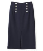【ベイジ,/BEIGE,】のFERSEN / フロントボタンIラインスカート Navy|ID: prp329100004648805 ipo3291000000033569772