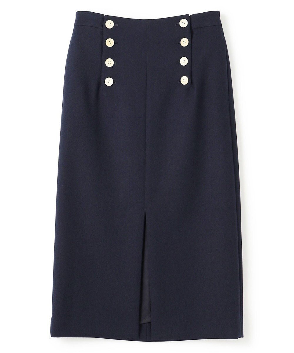 【ベイジ,/BEIGE,】のFERSEN / フロントボタンIラインスカート インテリア・キッズ・メンズ・レディースファッション・服の通販 founy(ファニー) 　ファッション　Fashion　レディースファッション　Fashion for Women　スカート　Skirts　シンプル　Simple, Minimal　スリット　Slit, Slit Detail　フロント　Front, Front Design　ロング　Long, Long-Length　ビジネス 仕事 通勤　Business / Work / Commuting　A/W・秋冬　Autumn/Winter　Navy|ID: prp329100004648805 ipo3291000000033569772