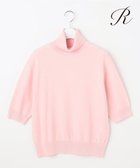 【23区/NIJYUSANKU】の【R(アール)】ウールカシミヤ 5分袖 タートルネックニット ピンク系|ID: prp329100004648903 ipo3291000000033673377