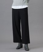 【ジェイ プレス/J.PRESS】の【洗える】SOFTサーモ セミワイド パンツ ブラック系|ID: prp329100004648979 ipo3291000000033640841