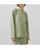 【ベイジ,/BEIGE,】の【BEIGE,ecru/WEB限定・洗える】LOOP BACK / コットンスウェットリブトップス Leaf|ID: prp329100004649049 ipo3291000000033575038
