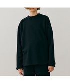 【ベイジ,/BEIGE,】の【BEIGE,ecru/WEB限定・洗える】LOOP BACK / コットンスウェットリブトップス Black|ID: prp329100004649049 ipo3291000000033575040