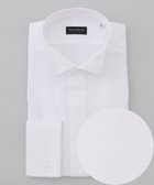 【五大陸/gotairiku / MEN】の【WEAR BLACK】ウィングカラー比翼 ダブルカフス ドレスシャツ ホワイト系|ID: prp329100004649201 ipo3291000000034243353
