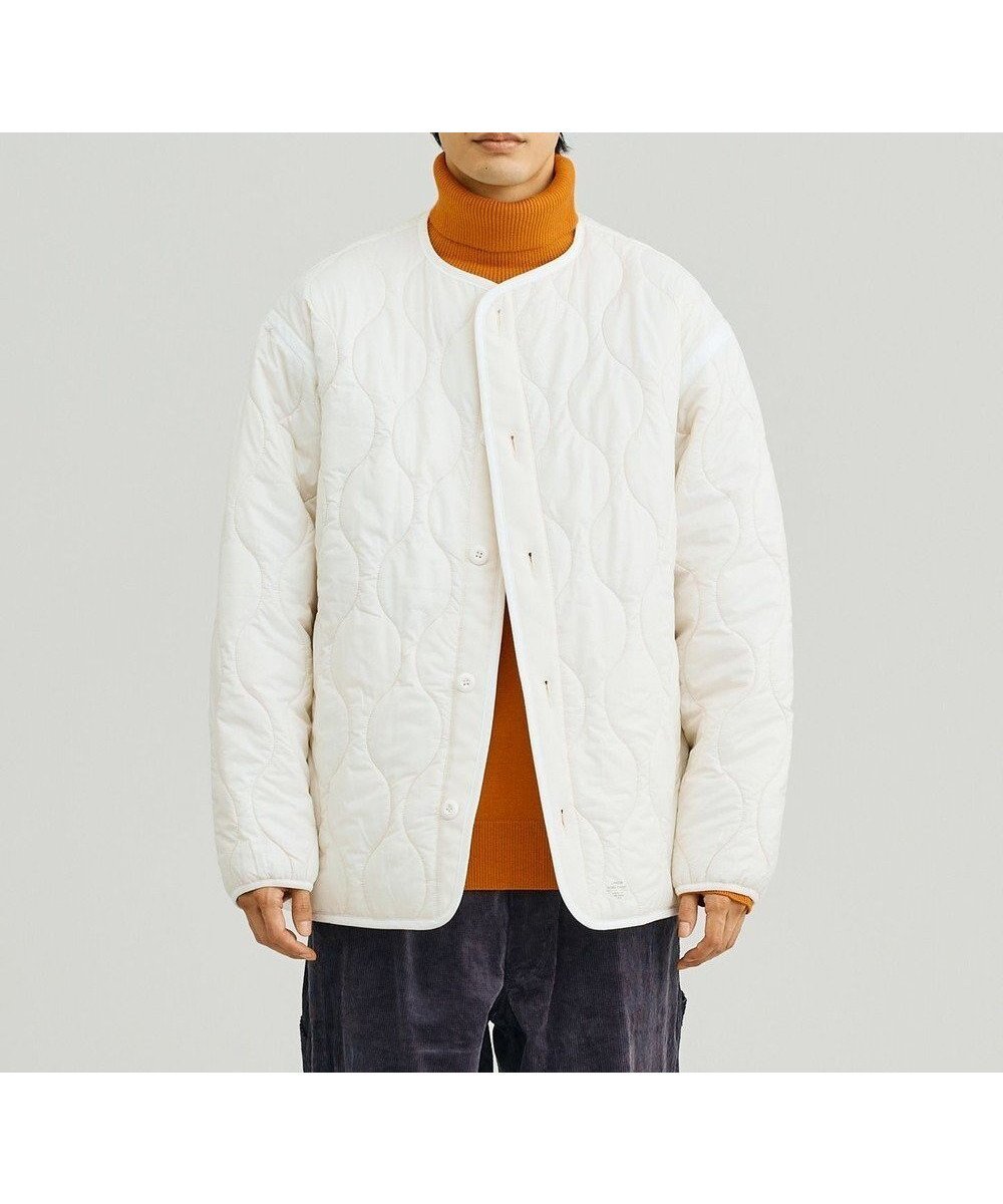【ジェイプレスヨークストリート/J.PRESS YORK STREET】の【UNISEX】キルティングジャケット インテリア・キッズ・メンズ・レディースファッション・服の通販 founy(ファニー) 　ファッション　Fashion　レディースファッション　Fashion for Women　アウター　Coat / Outerwear Collection　コート・ロングコート・ピーコート　Long Coats, Peacoats & More　レディースジャケット・軽アウター　Jackets　ユニセックス　Unisex, Genderless　インナー　Innerwear　キルティング　Quilted, Quilting　キルト　Quilt, Quilted Fabric　ジャケット　Jacket, Outerwear　タフタ　Taffeta, Structured Fabric　ダウン　Down, Puffer　トレーナー　Sweatshirt, Trainer　ブルゾン　Blouson, Bomber Jacket　ライナー　Liner, Inner Layer　リラックス　Relax, Relaxed Fit　A/W・秋冬　Autumn/Winter　ホワイト系|ID: prp329100004649208 ipo3291000000033577078