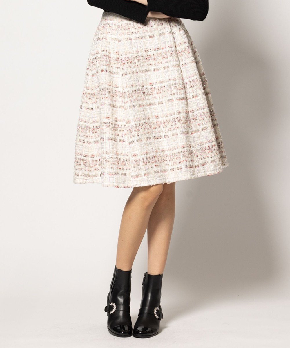 【トッカ/TOCCA】のSEQUINS TWEED スカート インテリア・キッズ・メンズ・レディースファッション・服の通販 founy(ファニー) 　ファッション　Fashion　レディースファッション　Fashion for Women　スカート　Skirts　スパンコール　Sequins, Sequin Embellishment　ツイード　Twill, Twill Weave　トレンド　Trend, Trending Now　A/W・秋冬　Autumn/Winter　レッド系5|ID: prp329100004649221 ipo3291000000033641288