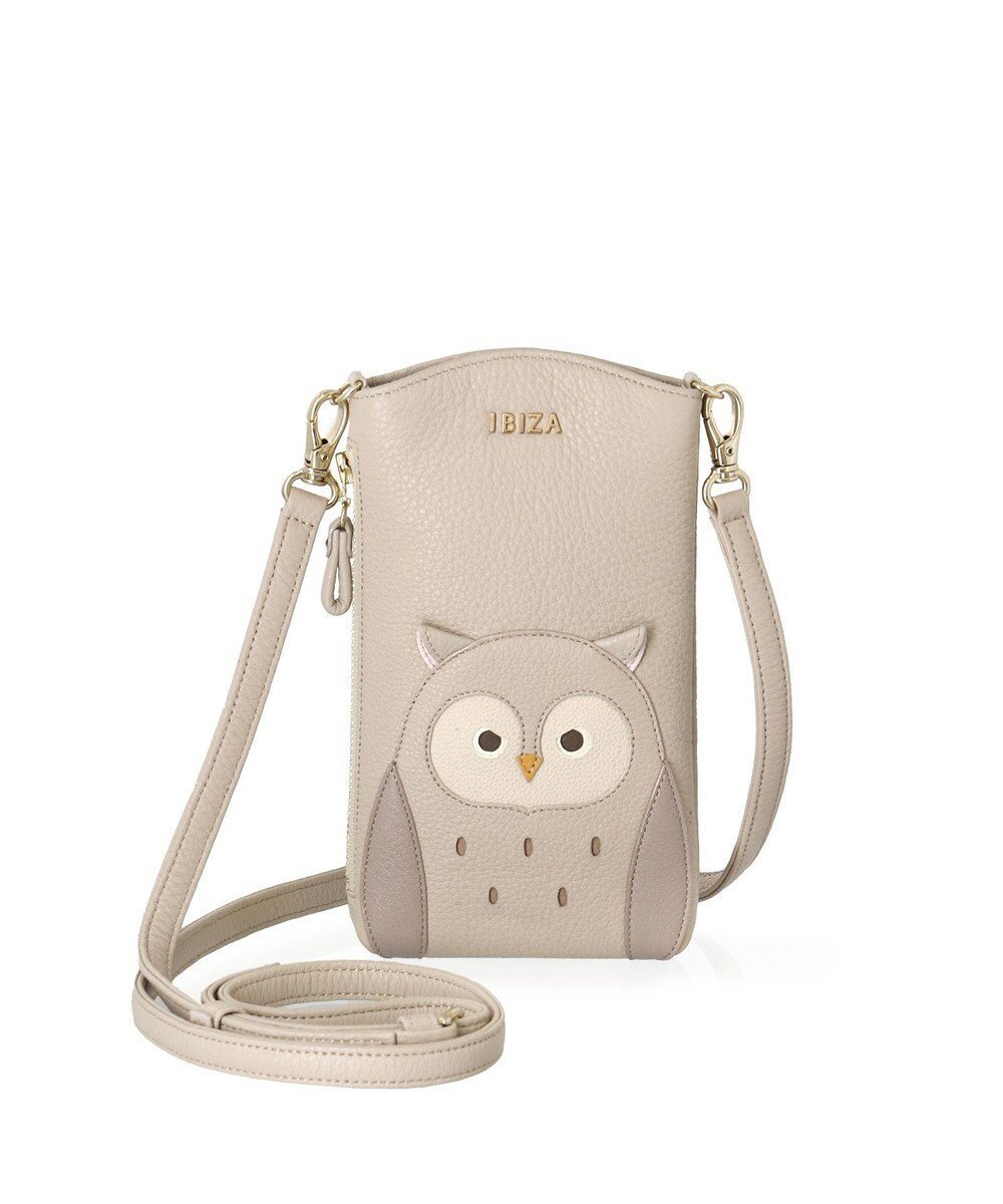 【イビサ/IBIZA】のアニマーダ 牛革 スマートフォンポシェット(フクロウ) 人気、トレンドファッション・服の通販 founy(ファニー) 　ファッション　Fashion　レディースファッション　Fashion for Women　ミニ財布・二つ折り財布　Wallets & Card Cases　ショルダー　Shoulder, Shoulder Strap　財布　Wallet, Purse　定番　Standard, Basic Item　人気　Popular, Best Seller　ポケット　Pocket, Pocket Detail　おすすめ　Recommended / Our Picks　エレガント 上品　Elegant　ギフト プレゼント　Gift / Present　 other-1|ID: prp329100004649228 ipo3291000000033577445