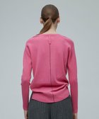 【ベイジ,/BEIGE,】のRIGNY / クルーネックニット 人気、トレンドファッション・服の通販 founy(ファニー) ファッション Fashion レディースファッション Fashion for Women トップス・カットソー Cut & Sew Tops ニット Knit Tops & Sweaters インナー Innerwear スリット Slit, Slit Detail センター Center, Center Line セーター Sweater, Knitwear ベーシック Basic, Essential ボトム Bottoms, Lower Wear エレガント 上品 Elegant A/W・秋冬 Autumn/Winter thumbnail Pink×Brwn Line|ID: prp329100004649230 ipo3291000000033577477