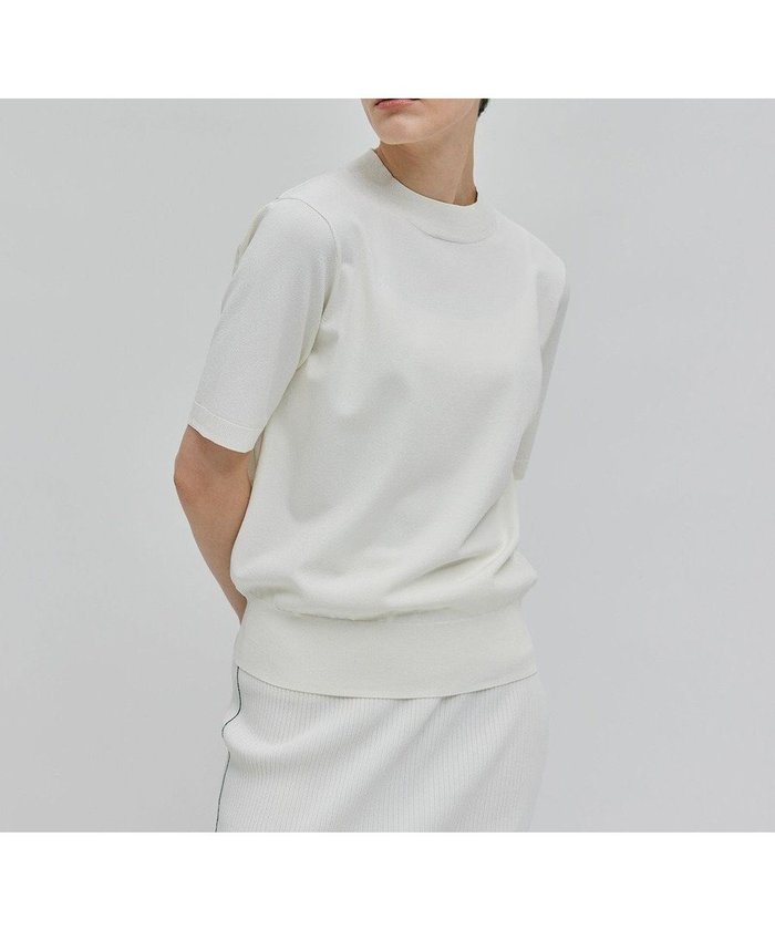 【ベイジ,/BEIGE,】の【洗える】LAURA / 半袖ニット インテリア・キッズ・メンズ・レディースファッション・服の通販 founy(ファニー) https://founy.com/ ファッション Fashion レディースファッション Fashion for Women トップス・カットソー Cut & Sew Tops ニット Knit Tops & Sweaters ギャザー Gathered, Ruffled シアー Sheer, See-Through セーター Sweater, Knitwear モックネック Mock Neck, Short Turtleneck ビジネス 仕事 通勤 Business / Work / Commuting 半袖 Short Sleeve, Half Sleeve 夏 Summer 定番 Standard, Basic Item S/S・春夏 SS, Spring/Summer, Warm Season 洗える Machine Washable 秋 Autumn A/W・秋冬 Autumn/Winter |ID: prp329100004649231 ipo3291000000035059546