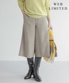 【ジェイ プレス/J.PRESS】の【WEB限定】ネップヘリンボーン ガウチョ パンツ 【WEB限定】モカ系|ID: prp329100004649242 ipo3291000000033642801
