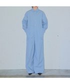 【ネイヴ/NAVE】の【ReNAVE・セットアップ可/洗える/接触冷感/UVケア】コットンポリブロード オールインワン サックスブルー系1|ID: prp329100004649243 ipo3291000000034616506