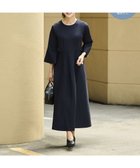 【ハッシュニュアンス/#Newans】の【セレモニーにも】フレアニットワンピース ネイビー|ID: prp329100004649254 ipo3291000000033578068