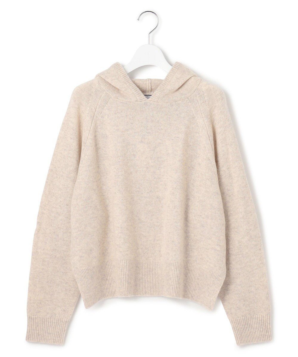 【ジェイプレスヨークストリート/J.PRESS YORK STREET】の【WOMEN】ウールカシミヤ フーディニット インテリア・キッズ・メンズ・レディースファッション・服の通販 founy(ファニー) 　ファッション　Fashion　レディースファッション　Fashion for Women　トップス・カットソー　Cut & Sew Tops　ニット　Knit Tops & Sweaters　おすすめ　Recommended / Our Picks　シンプル　Simple, Minimal　セーター　Sweater, Knitwear　パターン　Pattern, Design Print　フィット　Fit, Slim Fit　リラックス　Relax, Relaxed Fit　A/W・秋冬　Autumn/Winter　ベージュ系|ID: prp329100004649256 ipo3291000000033578149