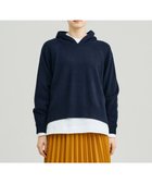 【ジェイプレスヨークストリート/J.PRESS YORK STREET】の【WOMEN】ウールカシミヤ フーディニット ネイビー系|ID: prp329100004649256 ipo3291000000033578151