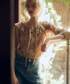 【組曲/KUMIKYOKU】のライトトロピカルロールネック ブラウス 人気、トレンドファッション・服の通販 founy(ファニー) ファッション Fashion レディースファッション Fashion for Women トップス・カットソー Cut & Sew Tops シャツ・ブラウス・オフィスカジュアル Elegant Blouses & Button-Ups ギャザー Gathered, Ruffled シアー Sheer, See-Through スタンド Stand Collar, Upright Stand チェック Check, Plaid, Tartan デニム Denim, Jeans Material フリル Frill, Ruffle 羽織 Haori, Light Jacket リボン Ribbon, Bow A/W・秋冬 Autumn/Winter おすすめ Recommended / Our Picks thumbnail ベージュ系3|ID: prp329100004649397 ipo3291000000033818861