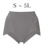 【ブラデリス ニューヨーク/BRADELIS New York】の【BRADELIS NewYork peace】綿混楽々dailyソフトショーツ25 補正下着 深め ヒップアップ お腹スッキリ ダークグレー|ID: prp329100004649408 ipo3291000000033581031