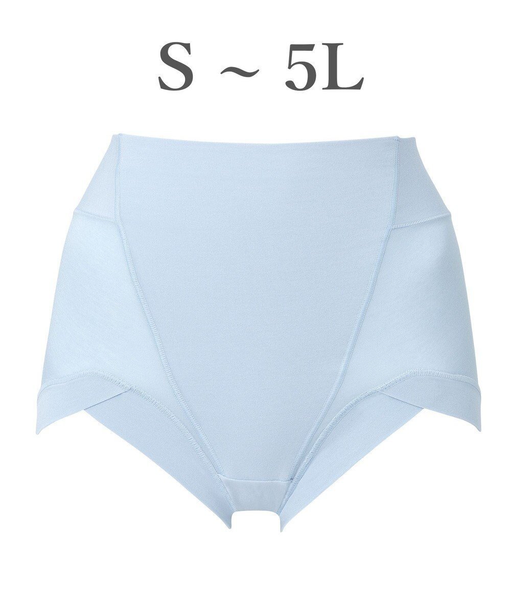 【ブラデリス ニューヨーク/BRADELIS New York】の【BRADELIS NewYork peace】綿混楽々dailyソフトショーツ25 補正下着 深め ヒップアップ お腹スッキリ インテリア・キッズ・メンズ・レディースファッション・服の通販 founy(ファニー) 　ファッション　Fashion　レディースファッション　Fashion for Women　下着・ランジェリー　Lingerie & Intimates　ショーツ・ランジェリー用ボトムス　Panties / Briefs / Lingerie Bottoms　アンダーウェア・ベースインナー・肌着　Underwear / Base Layer / Undergarments　アンダー　Underwear Essentials　カッティング　Cutting Detail　シェイプ　Shape, Slim Fit　ショーツ　Shorts, Short Pants　スーピマ　Supima, Premium Cotton　パターン　Pattern, Design Print　フィット　Fit, Slim Fit　フロント　Front, Front Design　メッシュ　Mesh, Net Fabric　ランジェリー　Lingerie, Intimate Wear　新作・新入荷　New Arrivals / New In　おすすめ　Recommended / Our Picks　サックス|ID: prp329100004649408 ipo3291000000033581033