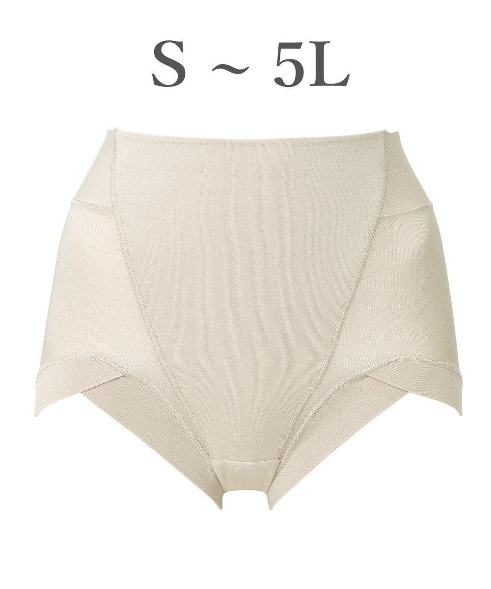 【ブラデリス ニューヨーク/BRADELIS New York】の【BRADELIS NewYork peace】綿混楽々dailyソフトショーツ25 補正下着 深め ヒップアップ お腹スッキリ インテリア・キッズ・メンズ・レディースファッション・服の通販 founy(ファニー) 　ファッション　Fashion　レディースファッション　Fashion for Women　下着・ランジェリー　Lingerie & Intimates　ショーツ・ランジェリー用ボトムス　Panties / Briefs / Lingerie Bottoms　アンダーウェア・ベースインナー・肌着　Underwear / Base Layer / Undergarments　アンダー　Underwear Essentials　カッティング　Cutting Detail　シェイプ　Shape, Slim Fit　ショーツ　Shorts, Short Pants　スーピマ　Supima, Premium Cotton　パターン　Pattern, Design Print　フィット　Fit, Slim Fit　フロント　Front, Front Design　メッシュ　Mesh, Net Fabric　ランジェリー　Lingerie, Intimate Wear　新作・新入荷　New Arrivals / New In　おすすめ　Recommended / Our Picks　パールグレージュ|ID: prp329100004649408 ipo3291000000033581035