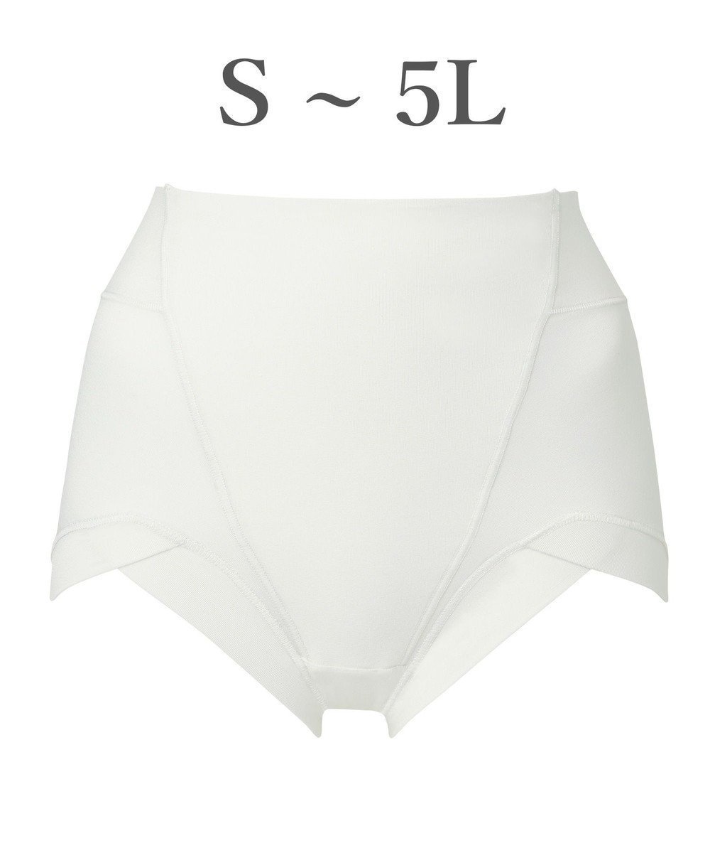 【ブラデリス ニューヨーク/BRADELIS New York】の【BRADELIS NewYork peace】綿混楽々dailyソフトショーツ25 補正下着 深め ヒップアップ お腹スッキリ インテリア・キッズ・メンズ・レディースファッション・服の通販 founy(ファニー) 　ファッション　Fashion　レディースファッション　Fashion for Women　下着・ランジェリー　Lingerie & Intimates　ショーツ・ランジェリー用ボトムス　Panties / Briefs / Lingerie Bottoms　アンダーウェア・ベースインナー・肌着　Underwear / Base Layer / Undergarments　アンダー　Underwear Essentials　カッティング　Cutting Detail　シェイプ　Shape, Slim Fit　ショーツ　Shorts, Short Pants　スーピマ　Supima, Premium Cotton　パターン　Pattern, Design Print　フィット　Fit, Slim Fit　フロント　Front, Front Design　メッシュ　Mesh, Net Fabric　ランジェリー　Lingerie, Intimate Wear　おすすめ　Recommended / Our Picks　オフホワイト|ID: prp329100004649408 ipo3291000000033649732
