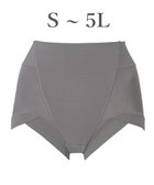 【ブラデリス ニューヨーク/BRADELIS New York】の【BRADELIS NewYork peace】綿混楽々dailyソフトショーツ25 補正下着 深め ヒップアップ お腹スッキリ ダークグレー|ID: prp329100004649408 ipo3291000000033649738