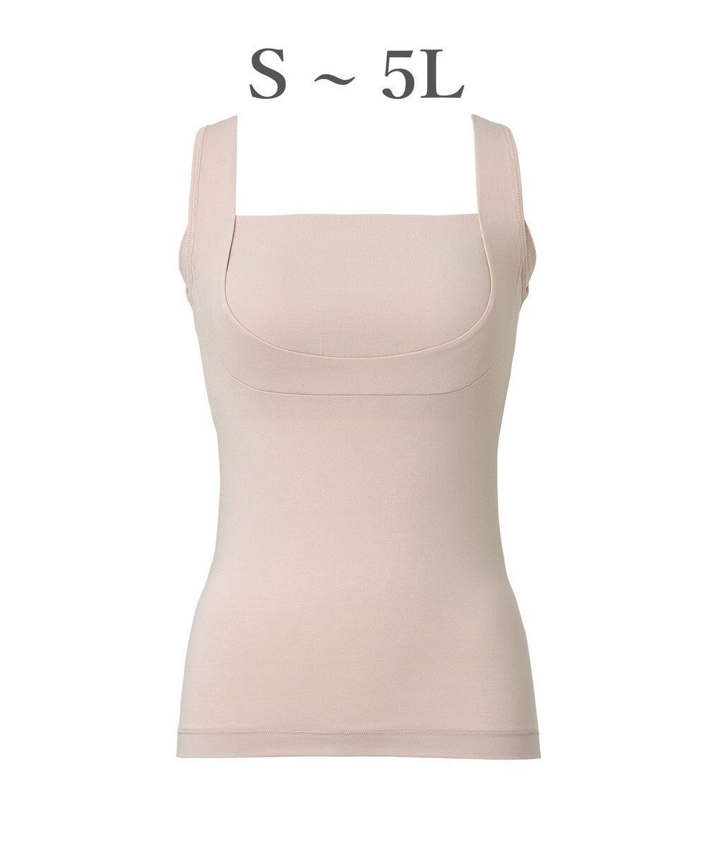 【ブラデリス ニューヨーク/BRADELIS New York】の【BRADELIS NewYork peace】綿混楽々dailyブラキャミ25 ノンワイヤー 補正下着 カップ付き ブラトップ インテリア・キッズ・メンズ・レディースファッション・服の通販 founy(ファニー) 　ファッション　Fashion　レディースファッション　Fashion for Women　トップス・カットソー　Cut & Sew Tops　キャミソール&ノースリーブ　Camisoles & Sleeveless Tops　下着・ランジェリー　Lingerie & Intimates　アンダーウェア・ベースインナー・肌着　Underwear / Base Layer / Undergarments　アンダー　Underwear Essentials　インナー　Innerwear　カッティング　Cutting Detail　シェイプ　Shape, Slim Fit　ショーツ　Shorts, Short Pants　シンプル　Simple, Minimal　スタイリッシュ　Stylish, Fashionable　スポーツ　Sports, Activewear　スーピマ　Supima, Premium Cotton　セパレート　Separate, Two-Piece　トライアングル　Triangle, Triangular Shape　パターン　Pattern, Design Print　ポケット　Pocket, Pocket Detail　メッシュ　Mesh, Net Fabric　ヨガ　Yoga, Yoga Wear　ランジェリー　Lingerie, Intimate Wear　レース　Lace, Lace Fabric　ワイヤー　Wire, Wired Bra　新作・新入荷　New Arrivals / New In　おすすめ　Recommended / Our Picks　ローズベージュ|ID: prp329100004649414 ipo3291000000033581074