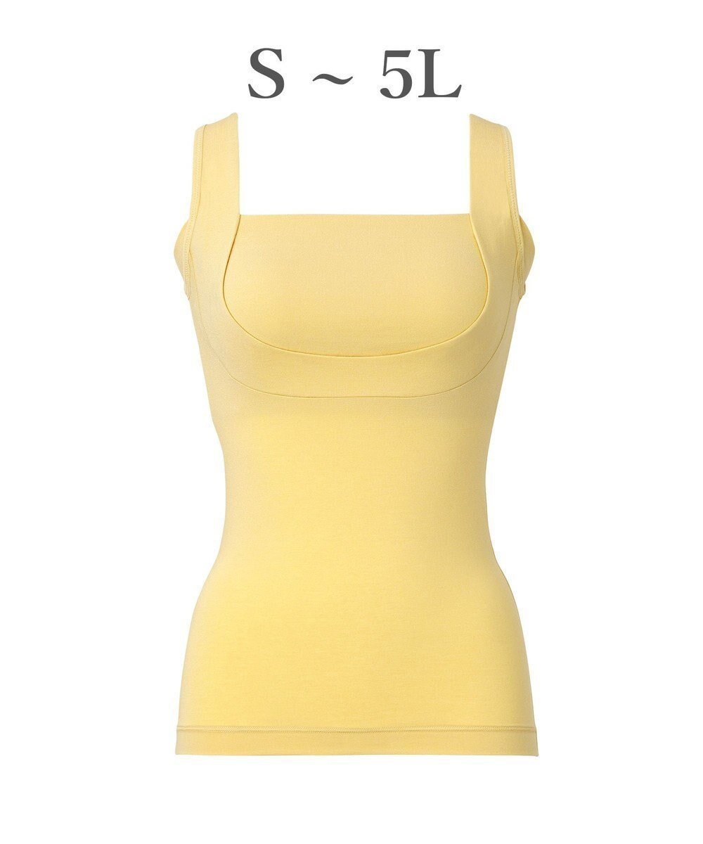 【ブラデリス ニューヨーク/BRADELIS New York】の【BRADELIS NewYork peace】綿混楽々dailyブラキャミ25 ノンワイヤー 補正下着 カップ付き ブラトップ インテリア・キッズ・メンズ・レディースファッション・服の通販 founy(ファニー) 　ファッション　Fashion　レディースファッション　Fashion for Women　トップス・カットソー　Cut & Sew Tops　キャミソール&ノースリーブ　Camisoles & Sleeveless Tops　下着・ランジェリー　Lingerie & Intimates　アンダーウェア・ベースインナー・肌着　Underwear / Base Layer / Undergarments　アンダー　Underwear Essentials　インナー　Innerwear　カッティング　Cutting Detail　シェイプ　Shape, Slim Fit　ショーツ　Shorts, Short Pants　シンプル　Simple, Minimal　スタイリッシュ　Stylish, Fashionable　スポーツ　Sports, Activewear　スーピマ　Supima, Premium Cotton　セパレート　Separate, Two-Piece　トライアングル　Triangle, Triangular Shape　パターン　Pattern, Design Print　ポケット　Pocket, Pocket Detail　メッシュ　Mesh, Net Fabric　ヨガ　Yoga, Yoga Wear　ランジェリー　Lingerie, Intimate Wear　レース　Lace, Lace Fabric　ワイヤー　Wire, Wired Bra　新作・新入荷　New Arrivals / New In　おすすめ　Recommended / Our Picks　ブロンドイエロー|ID: prp329100004649414 ipo3291000000033581080