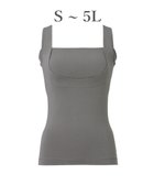 【ブラデリス ニューヨーク/BRADELIS New York】の【BRADELIS NewYork peace】綿混楽々dailyブラキャミ25 ノンワイヤー 補正下着 カップ付き キャミソール ブラトップ ダークグレー|ID: prp329100004649414 ipo3291000000036867155