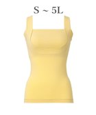 【ブラデリス ニューヨーク/BRADELIS New York】の【BRADELIS NewYork peace】綿混楽々dailyブラキャミ25 ノンワイヤー 補正下着 カップ付き キャミソール ブラトップ ブロンドイエロー|ID: prp329100004649414 ipo3291000000036867164