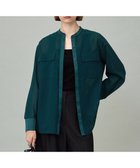 【アイシービー/iCB】の【洗える】シアーボイル バンドカラーシャツ ピーコック系|ID: prp329100004649428 ipo3291000000033581168
