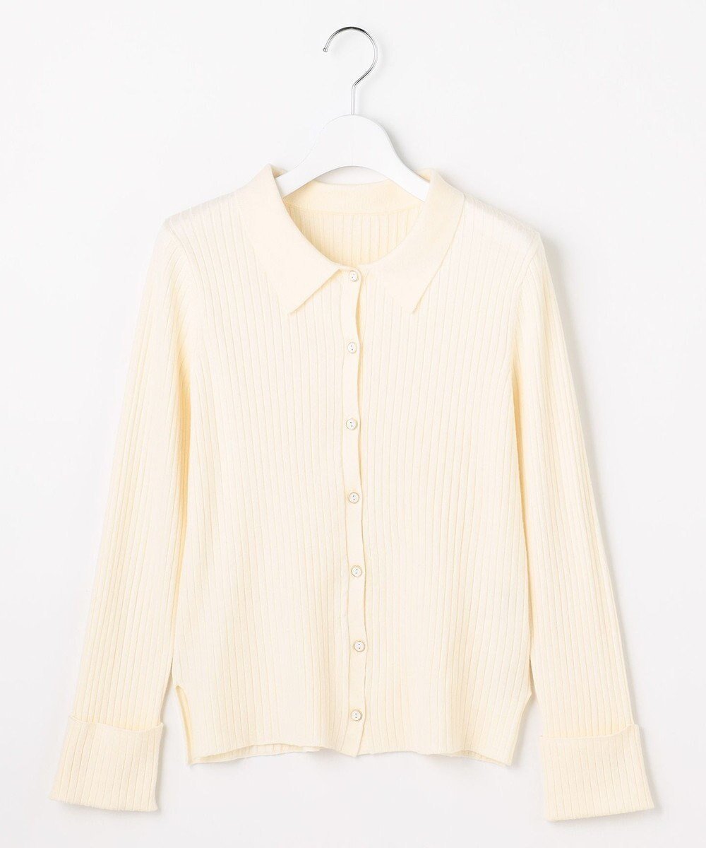 【エニィ スィス/any SiS】の【洗える】CICA 襟デザイン ニット インテリア・キッズ・メンズ・レディースファッション・服の通販 founy(ファニー) 　ファッション　Fashion　レディースファッション　Fashion for Women　トップス・カットソー　Cut & Sew Tops　ニット　Knit Tops & Sweaters　インナー　Innerwear　洗える　Machine Washable　軽量　Lightweight, Ultra Light　サロペット　Overalls, Salopette　シンプル　Simple, Minimal　ストレッチ　Stretch, Stretchy Fabric　スリット　Slit, Slit Detail　セーター　Sweater, Knitwear　プリーツ　Pleats, Pleated　リブニット　Rib Knit, Ribbed Knit　ワイド　Wide, Wide Fit　A/W・秋冬　Autumn/Winter　新作・新入荷　New Arrivals / New In　おすすめ　Recommended / Our Picks　エレガント 上品　Elegant　アイボリー|ID: prp329100004649430 ipo3291000000033581190
