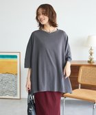 【グリーンパークス/Green Parks】のスラブカットチュニック Charcoal Gray|ID: prp329100004649441 ipo3291000000033581285