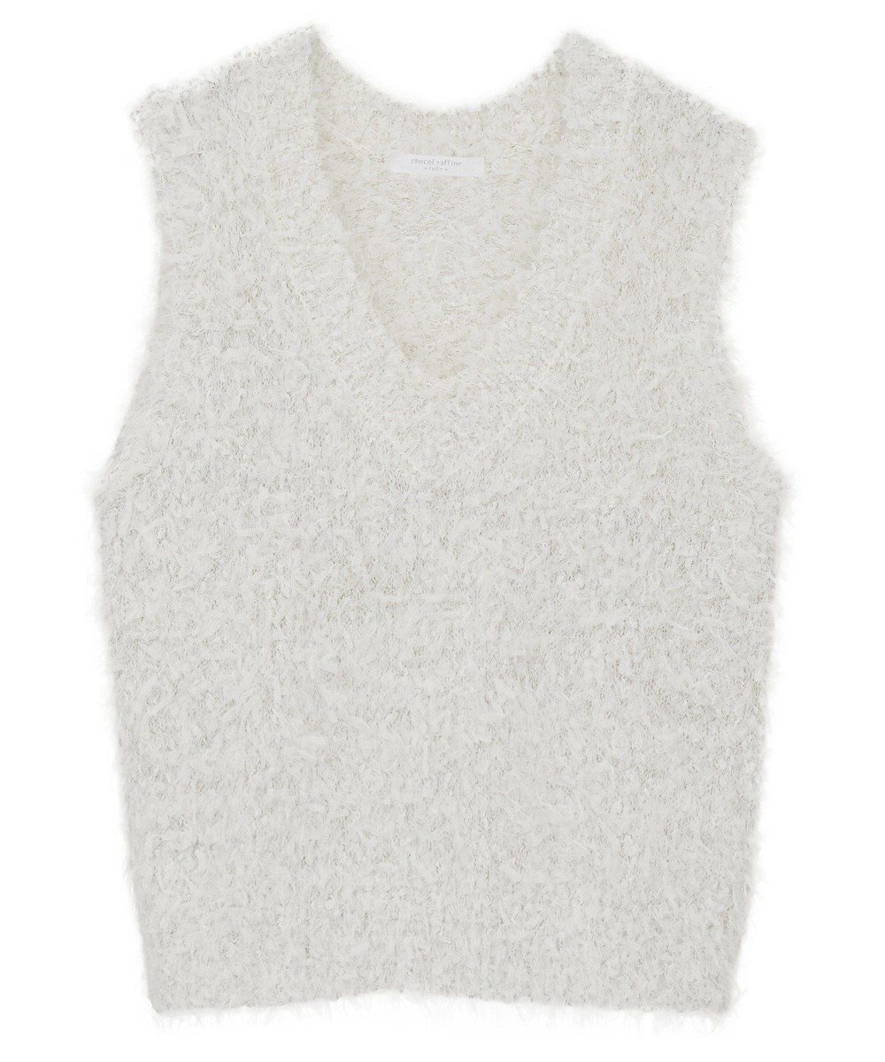【グリーンパークス/Green Parks】のフェザーヤーンニットベスト 人気、トレンドファッション・服の通販 founy(ファニー) 　ファッション　Fashion　レディースファッション　Fashion for Women　アウター　Coat / Outerwear Collection　トップス・カットソー　Cut & Sew Tops　ニット　Knit Tops & Sweaters　ベスト&ジレ / 重ね着スタイル　Vests & Gilets　新作・新入荷　New Arrivals / New In　おすすめ　Recommended / Our Picks　インナー　Innerwear　チュール　Tulip, Tulip Motif　フェザー　Feather, Feather Detail　ベスト　Vest, Waistcoat　ボトム　Bottoms, Lower Wear　ポケット　Pocket, Pocket Detail　夏　Summer　S/S・春夏　SS, Spring/Summer, Warm Season　A/W・秋冬　Autumn/Winter　 other-1|ID: prp329100004649443 ipo3291000000033581315
