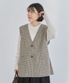 【グリーンパークス/Green Parks】のノースリーブチェックジレ 人気、トレンドファッション・服の通販 founy(ファニー) ファッション Fashion レディースファッション Fashion for Women アウター Coat / Outerwear Collection トップス・カットソー Cut & Sew Tops キャミソール&ノースリーブ Camisoles & Sleeveless Tops ベスト&ジレ / 重ね着スタイル Vests & Gilets おすすめ Recommended / Our Picks チェック Check, Plaid, Tartan バランス Balance, Style Balance ベスト Vest, Waistcoat ポケット Pocket, Pocket Detail マニッシュ Mannish, Boyish 夏 Summer S/S・春夏 SS, Spring/Summer, Warm Season 秋 Autumn A/W・秋冬 Autumn/Winter thumbnail Black|ID: prp329100004649451 ipo3291000000035648635