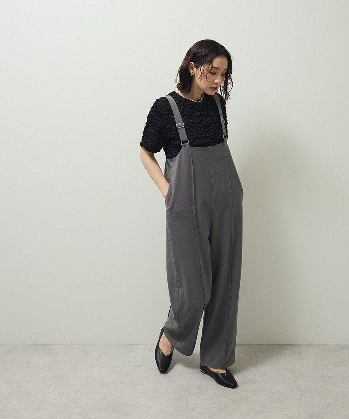 【グリーンパークス/Green Parks】のピンタックサロペット インテリア・キッズ・メンズ・レディースファッション・服の通販 founy(ファニー) https://founy.com/ ファッション Fashion レディースファッション Fashion for Women ワンピース Dresses オールインワン・ワンピース Dresses and Jumpsuits サロペット&オールインワン Dungarees & Jumpsuit Styles 新作・新入荷 New Arrivals / New In インナー Innerwear カットソー Cut and Sewn Top サスペンダー Suspenders, Braces サロペット Overalls, Salopette ポケット Pocket, Pocket Detail ワイド Wide, Wide Fit 夏 Summer S/S・春夏 SS, Spring/Summer, Warm Season A/W・秋冬 Autumn/Winter |ID: prp329100004649457 ipo3291000000033581407
