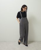 【グリーンパークス/Green Parks】のピンタックサロペット Gray|ID: prp329100004649457 ipo3291000000033581411
